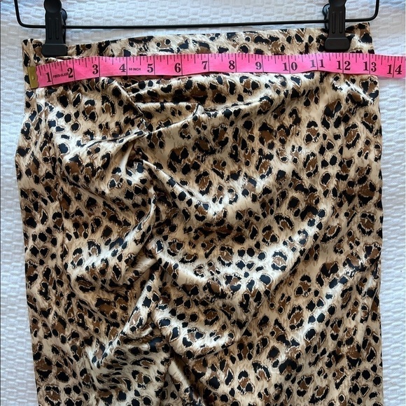 FREE PEOPLE Avas Print Miniskirt In Tan Combo - Picture 14 of 14